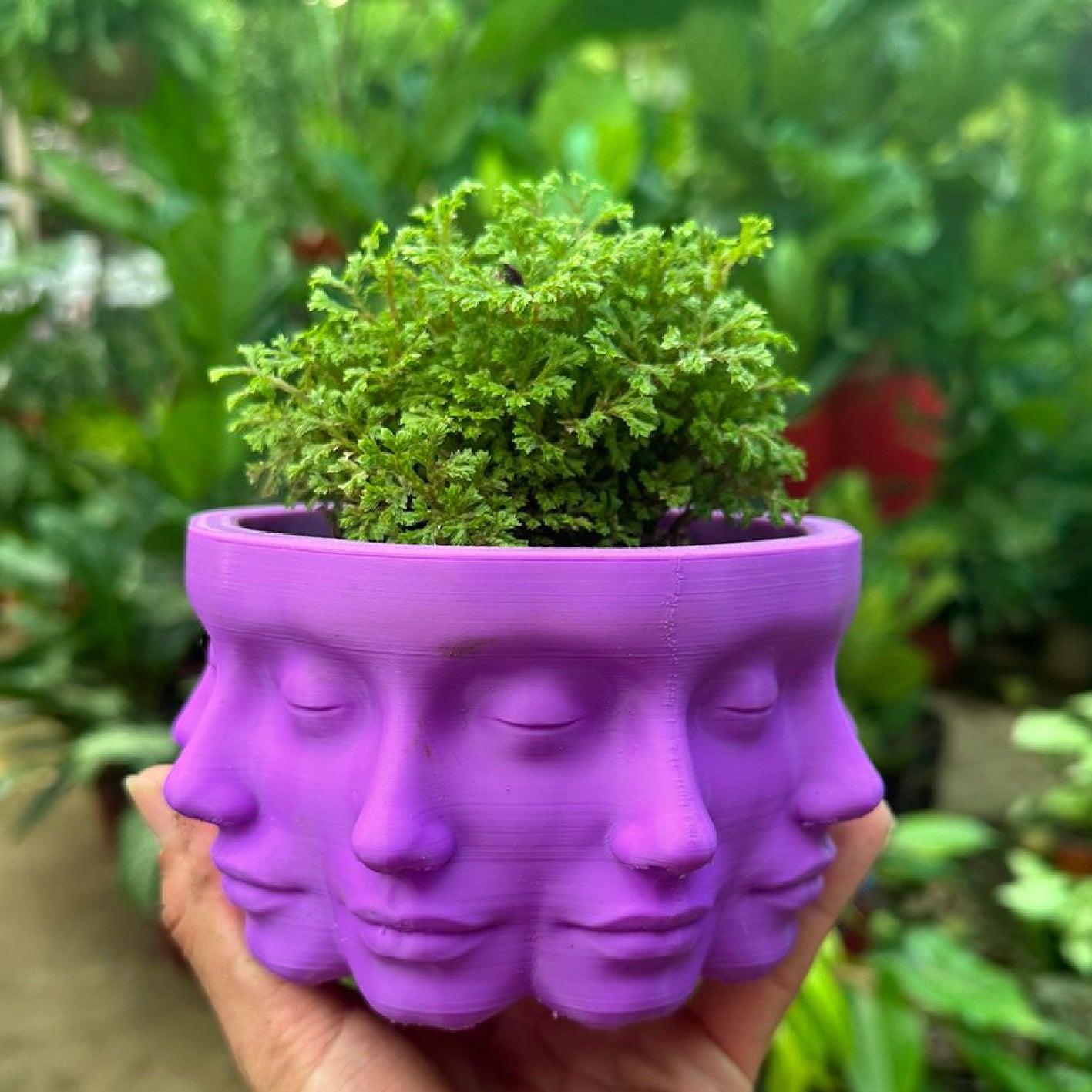 Mirror Face 3D Print Planter